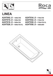 Roca LINEA A24T002 Serie Instrucciones Generales De Instalación