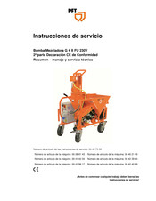 PFT G 4 X FU 230V Instrucciones De Servicio