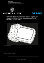 Hercules 22-R-0006 Traducción Del Manual De Instrucciones Original