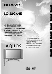 Sharp Aquos LC-32GA4E Manual De Manejo