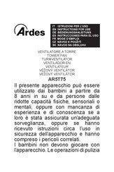 ARDES AR5T75 Instrucciones Para El Uso