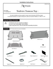 Rampage Trailview Tonneau Top Instrucciones De Instalación