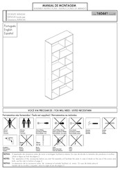 Bora Mobiliar XANGAI 160441 Instrucciones De Armado