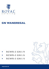 Expondo Royal Catering RCWR-5 GN1/9 Instrucciones De Montaje