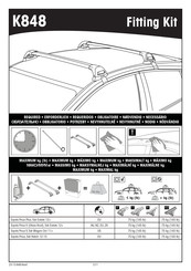 Yakima K848 Manual De Instrucciones