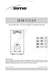 Sime 2R HE 6 ErP Manual De Instrucciones