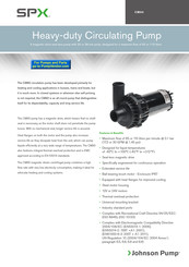 Johnson Pump SPX FLOW CM90P7-1 BL Manual Del Usuario