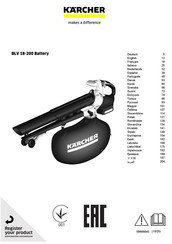 Kärcher BLV 18-200 Battery Manual De Instrucciones