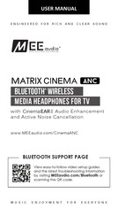 MEE AUDIO MATRIX CINEMA ANC Manual Del Usuario