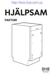 IKEA HJALPSAM FAKTUM Manual Del Usuario