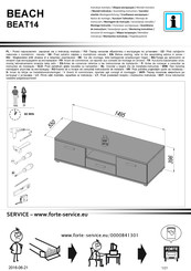 Forte BEACH BEAT14 Instrucciones De Montaje