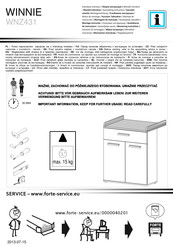 Forte WINNIE WNZ431 Instrucciones De Montaje