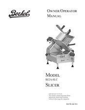 Berkel B12A-SLC Manual Del Propietario - Operador