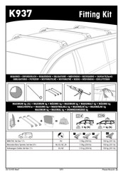 Yakima K937 Guia De Inicio Rapido