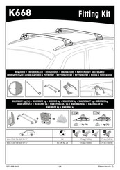 Yakima Whispbar K668 Manual De Instrucciones