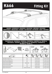 Yakima K666 Manual De Instrucciones