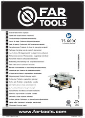 Far Tools TS 600C Traducción Del Manual Original