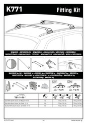 Yakima K771 Manual De Instrucciones