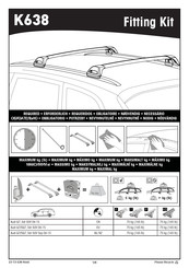 Yakima K638 Manual De Instrucciones