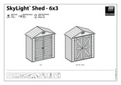 Palram SkyLight Shed 6x3 Instrucciones De Montaje