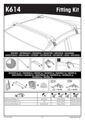 Yakima K614 Instrucciones De Montaje