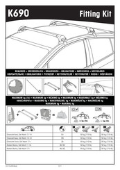 Yakima K690 Instrucciones De Montaje