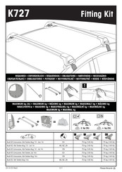 Yakima K727 Manual De Instrucciones