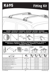 Yakima K695 Instrucciones De Montaje