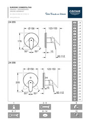 Grohe EURODISC COSMOPOLITAN 24 055 Manual De Instrucciones