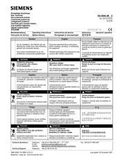 Siemens 3VL9500-4R 0 Serie Instrucciones De Operación
