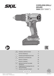 Skil DD1-3000 Serie Manual Del Usuario
