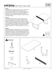 Cb2 eat/play Manual De Instrucciones