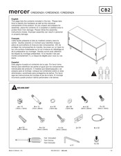 CB2 Mercer Instrucciones De Montaje