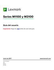 Lexmark M1100 Serie Guia Del Usuario