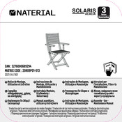 Naterial SOLARIS ACACIA 20R09P01-013 Manual De Instrucciones