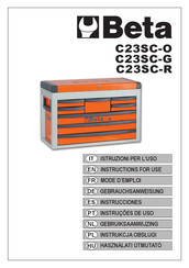 Beta C23SC-G Instrucciones