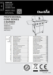 Char-Broil PROFESSIONAL CORE Serie Instrucciones De Funcionamiento