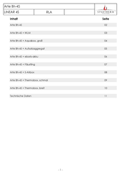 Spartherm Arte Bh-4S Manual Del Usuario