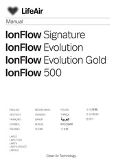 LifeAir IonFlow Evolution Manual De Instrucciones