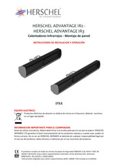 Herschel ADVANTAGE IR2 Instrucciones De Instalación Y  Operación