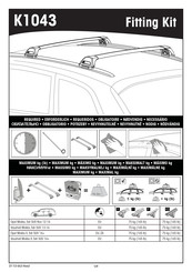 Yakima K1043 Manual De Instrucciones