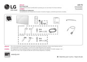 LG 75UU640C Guía Rápida De Configuración