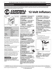 Campbell Hausfeld RP0700 Instrucciones De Operación