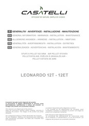 CASATELLI LEONARDO 12ET Generalidades - Advertencias - Instalación - Mantenimiento