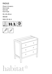 Habitat Radius RADI-CD-08-A Instrucciones De Montaje