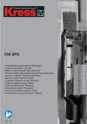 KRESS 650 SPS Manual Original