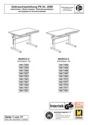 PAIDI MARCO-2 149 7361 Instrucciones