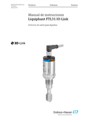 Endress+Hauser Liquiphant FTL31 IO-Link Manual De Instrucciones