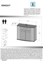 Forte RONDINO RDIK221T Instrucciones De Montaje