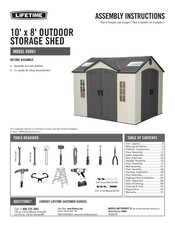 Lifetime 60001 Instrucciones De Ensamblaje